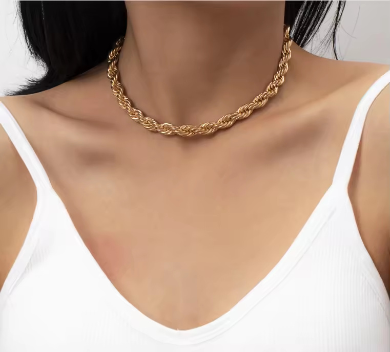 Gold Choker Necklaces