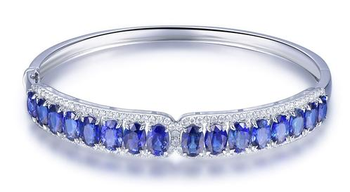 A sapphire bracelet