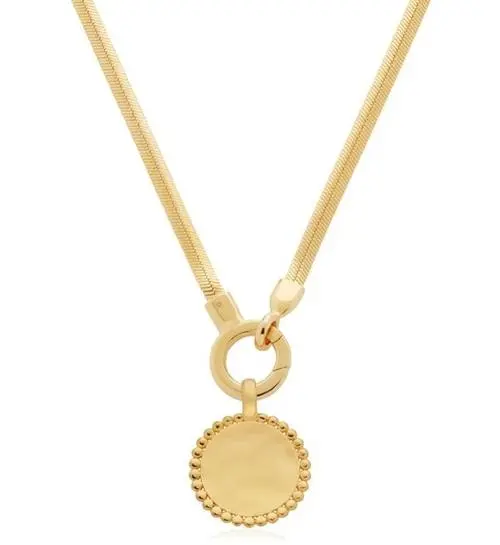 Gold Coin Pendant Necklace