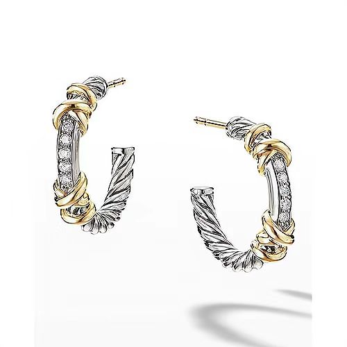 David Yurman Diamond Earrings