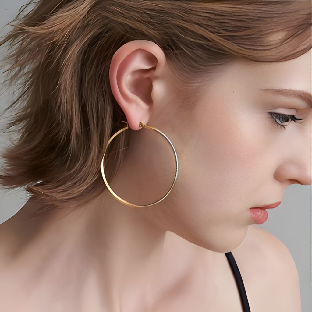 Classic Large Round Earrings