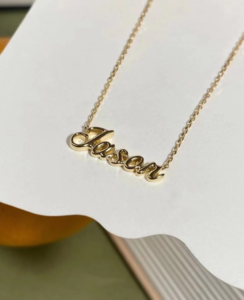 Personalized Message or Design Beautiful Engraved Necklace