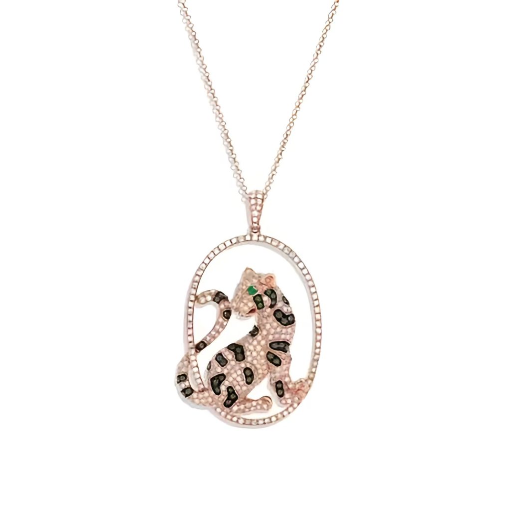 Effy Jewelry classic leopard-inspired design with vibrant gemstones and intricate detailing